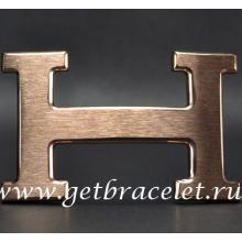 Replica Hermes Reversible Belt 18K Pink Gold Brushed Buckle