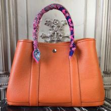 Best Quality Hermes Garden Party 30cm TPM Orange Handbag